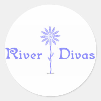 River Divas Classic Round Sticker