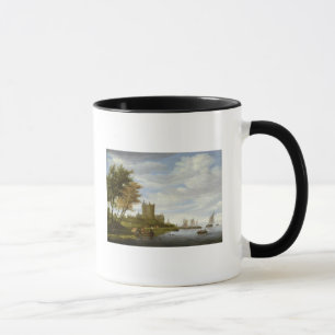 River Estuary with a castle Mug