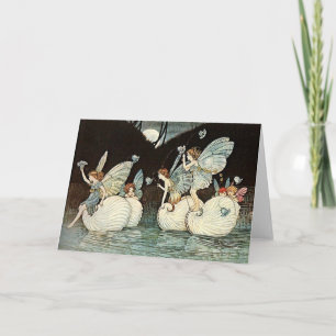 River Faeries, Fairy, Fae Pagan Greeting Card