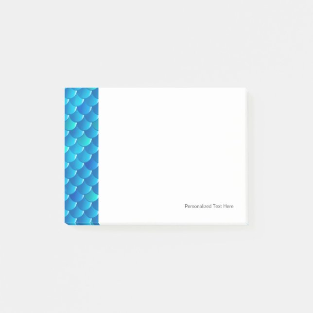 river fish scales post-it notes (Front)