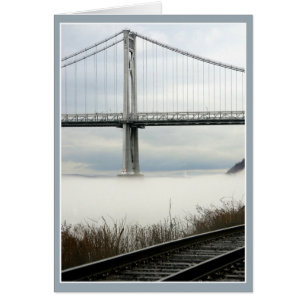 River Fog With Bridge