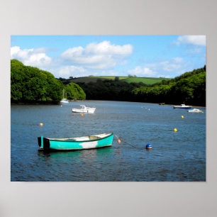 River Fowey in Cornwall Poster