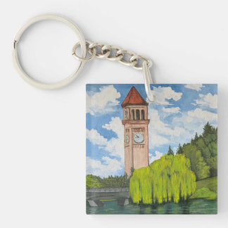 River Front Park View Key Ring