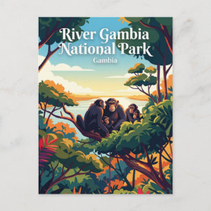 River Gambia National Park (Chimps) Gambia Postcard