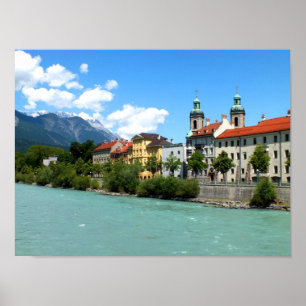River Inn at Innsbruck Poster