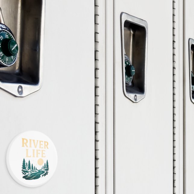 River Is Life Magnet – Nature Inspired Décor (In Situ (Locker))