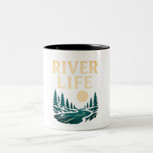 River Is Life Mug – Nature Inspired Coffee Cup