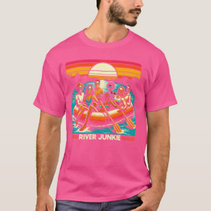 River Junkie River Life Adult Summer Float Trip T-Shirt