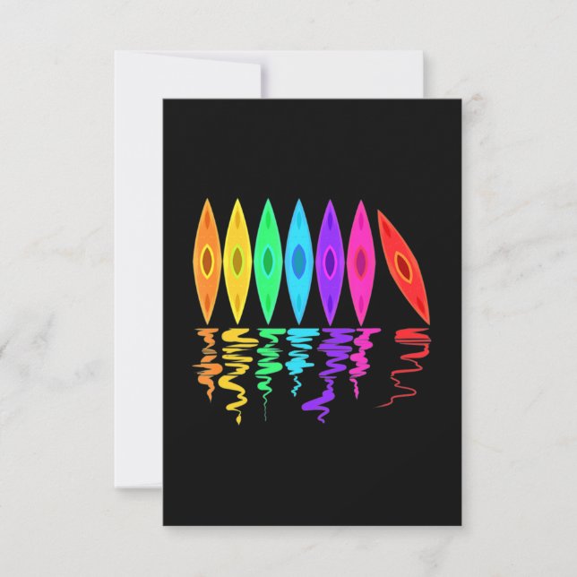 River Kayaking Thank You Card (Front)