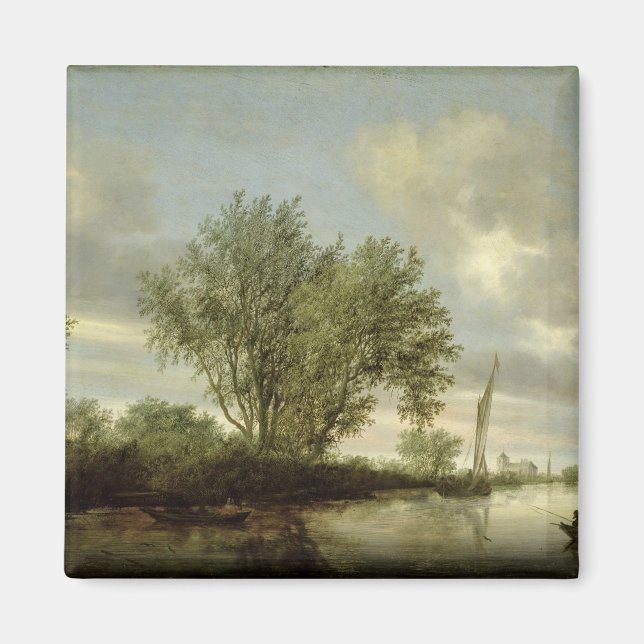River Landscape, 1645 Magnet (Front)