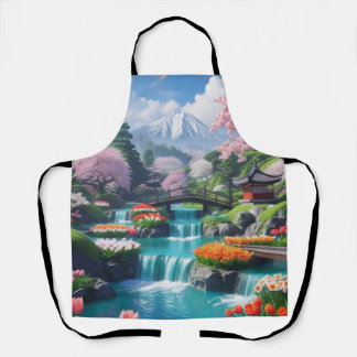 River landscape apron