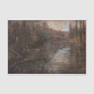 River Landscape by Julia Beck Tissue Paper