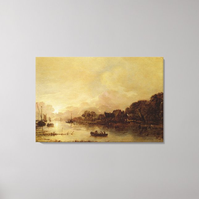 River landscape canvas print (Front)