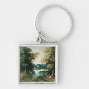 River Landscape Key Ring