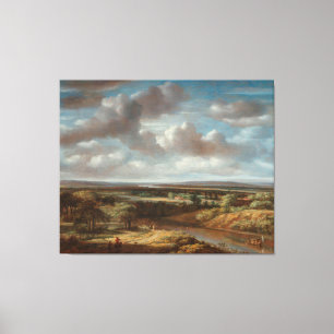 River Landscape, Philips Koninck, 1676 Canvas Prin Print