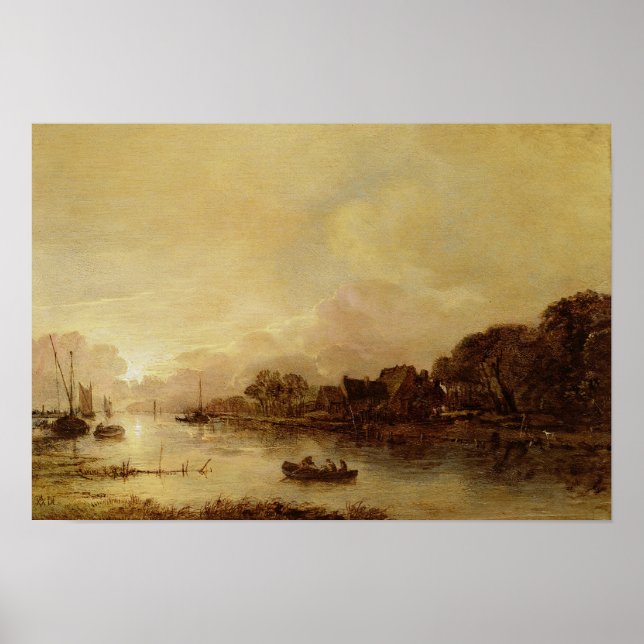 River landscape poster (Front)