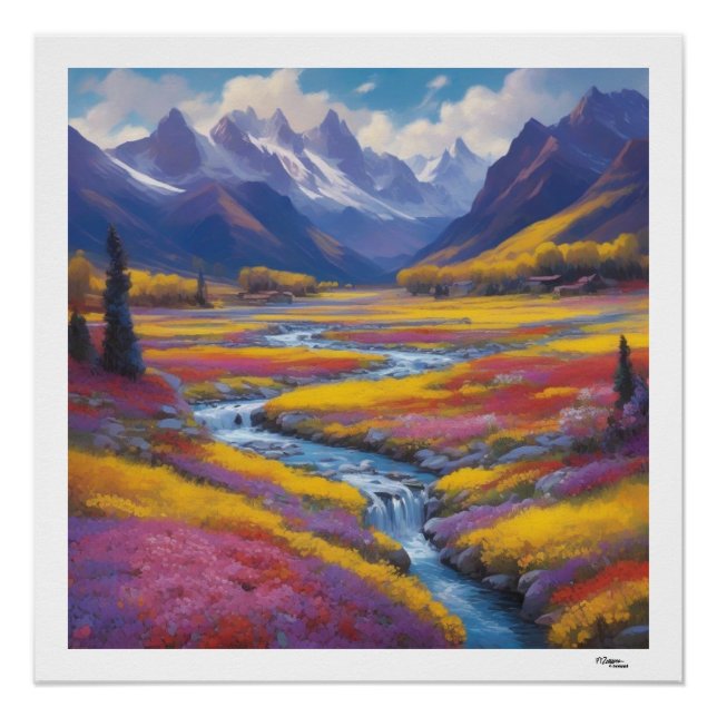 River Landscape Poster (Front)