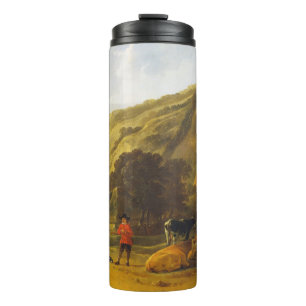 River landscape with riders Aelbert Cuyp Thermal Tumbler