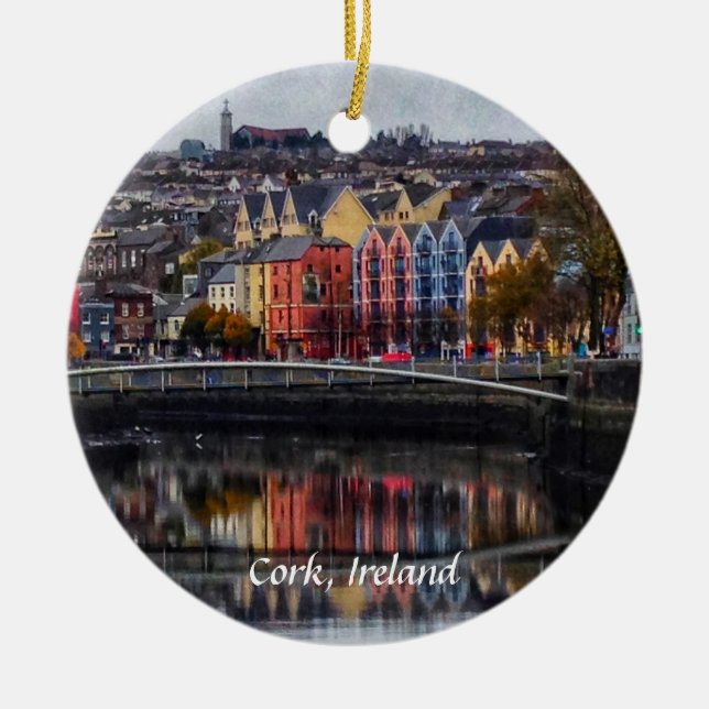 River Lee, Cork Ireland Ornament (Front)