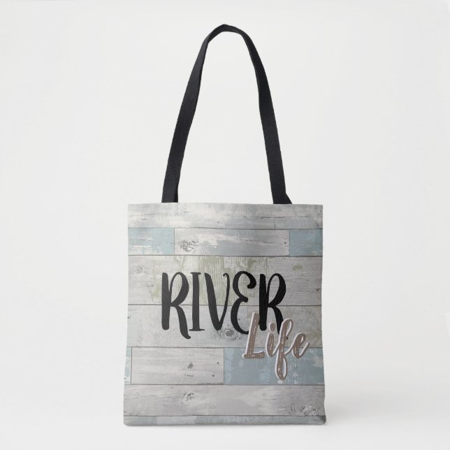 River Life Tote Bag (Front)