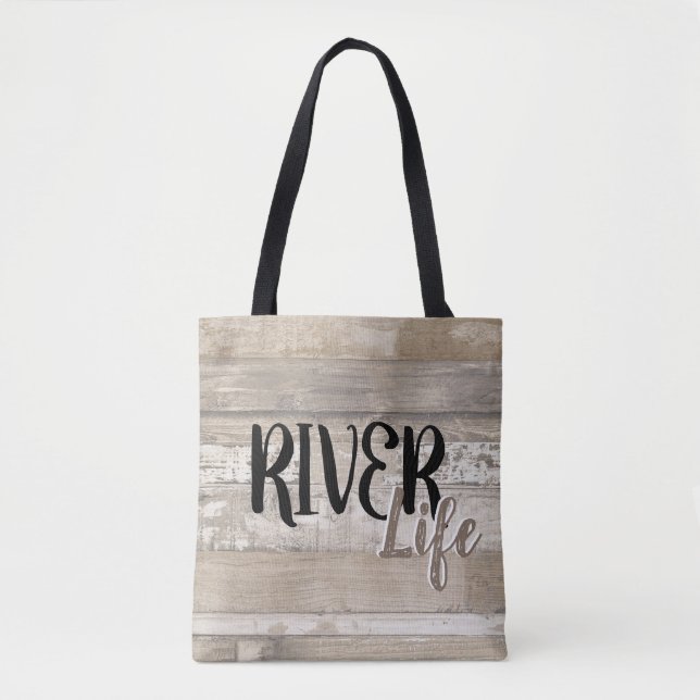 River Life Tote Bag (Front)