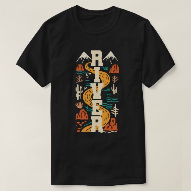 River Lover T-Shirt (Design Front)