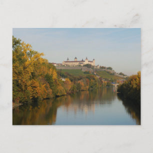 River Main and Marienberg Fortress, Würzburg Postcard