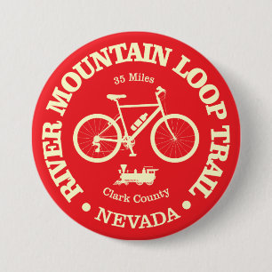 River Mountain Loop Trail (cycling) 7.5 Cm Round Badge