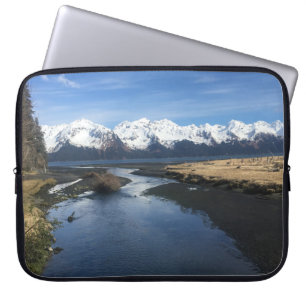 River & Mountain View Laptop Sleeve