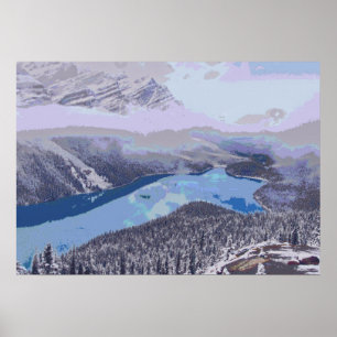 river mountains poster