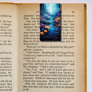 River Mushrooms Folding Bookmarks Bookmarkers Business Card