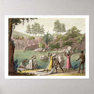 River near San Benedetto, Madagascar, plate 81 fro Poster
