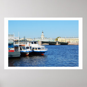 River Neva, St Petersburg Poster