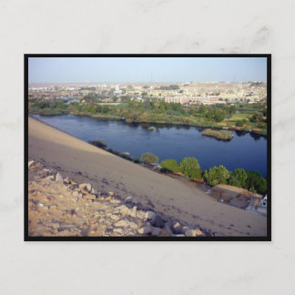 river nile border postcard