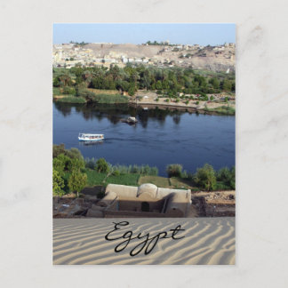 river nile egypt postcard