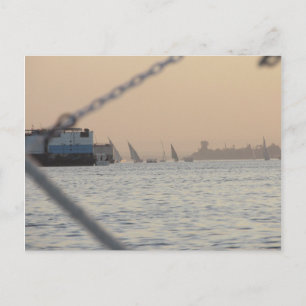 River Nile Sunset - Egypt Postcard