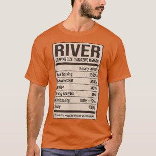 River Nutrition Facts Name Nickname Alias Title Fr T-Shirt