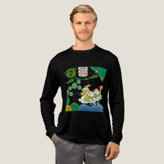 River of Rising Dragons black Tri-Blend Shirt