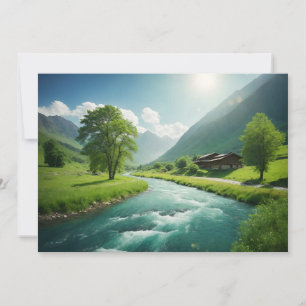 River of Serenity Holiday Card