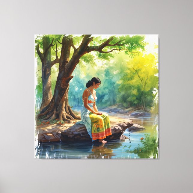 River of Thoughts Wall Art (Front)