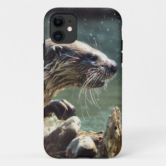 River Otter Animal-lover's Wildlife Photo Case-Mate iPhone Case (Back)
