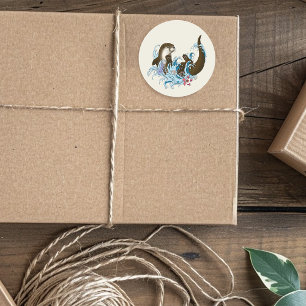 River Otter Classic Round Sticker