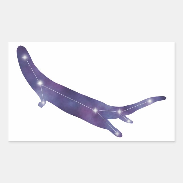 River Otter Constellation Sticker (Front)
