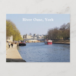 River Ouse, York Postcard