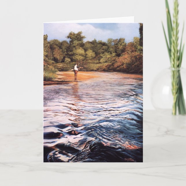 River Painting Greeting Cards (Front)