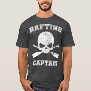 River Rafting Paddle Team Captain Whitewater T-Shirt