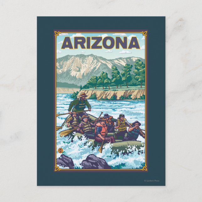 River RaftingArizona Postcard (Front)
