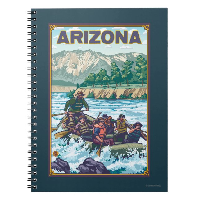 River RaftingArizona Spiral Notebook (Front)
