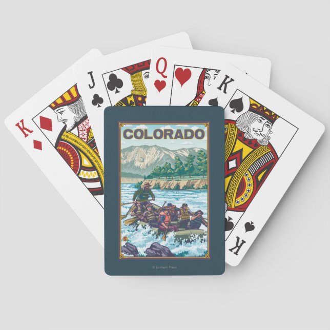 River RaftingColorado Playing Cards (Back)
