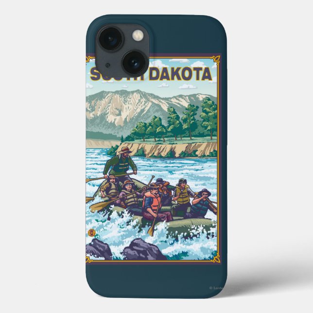 River RaftingSouth Dakota Case-Mate iPhone Case (Back)